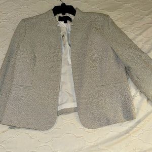 NWT Ann Taylor factory cropped tweed blazer